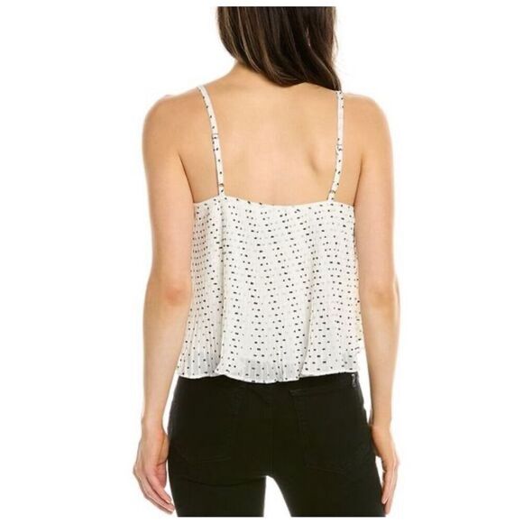 Walter Baker Lyric Top in White Swiss Dot, Medium $178 MSRP - Picture 2 of 2